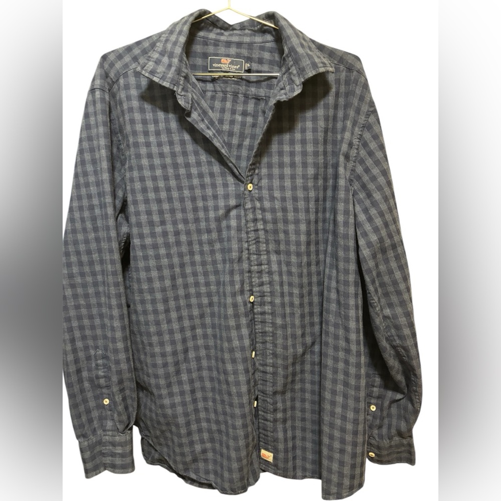 VINEYARD VINES men’s size XL Classic Fit Cooper Shirt. Blue plaid - Picture 1 of 5